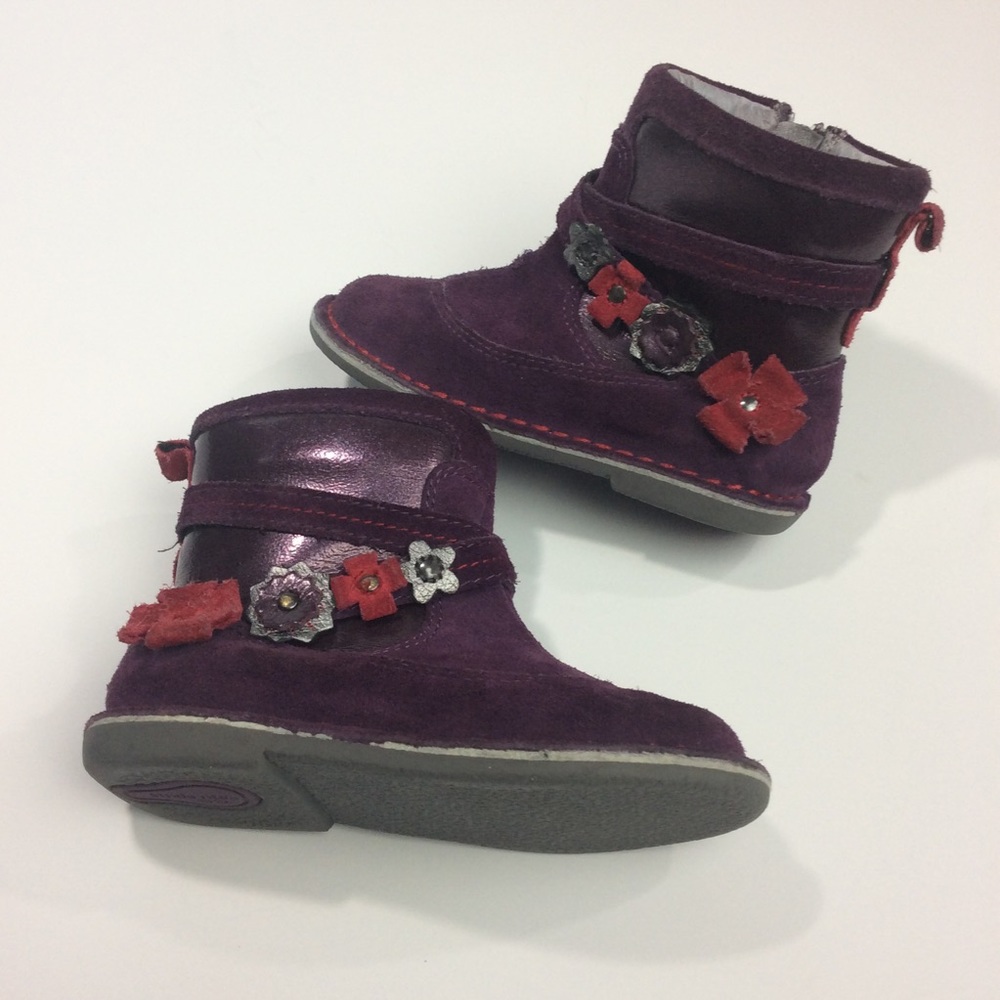 Stride Rite Boots Medallion Roslin Leather Suede - Picture 8 of 8